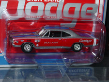 Auto World 1968 Dodge Coronet Rt Dick Landy Mopar Muscle Car -sliver Mip