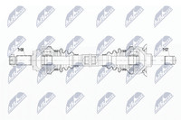 NTY Antriebswelle NPW-BM-087 FüR F13 BMW F06 F07 F01 7Er F02 F03 F04 5Er Turismo