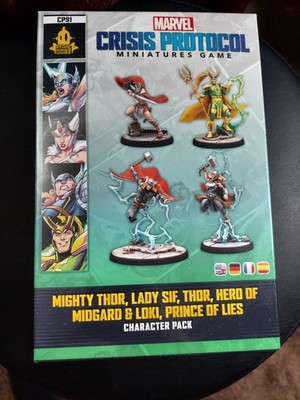 Atomic Mass Games Marvel Crisis Protocol CP91 Mighty Thor Lady Sif Loki Pack