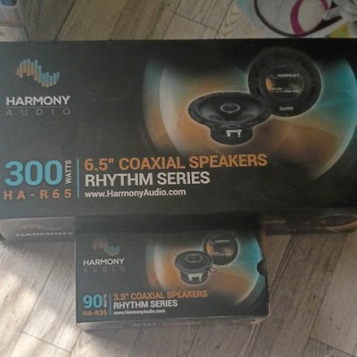 Harmony Audio Rhythm Series HA-R65 6.5in Coaxial Car Speakers 100W RMS