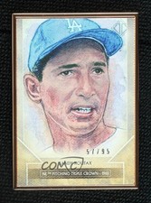 2020 Transcendent Collection Reproductions 57/95 Sandy Koufax HOF Sketch g5e