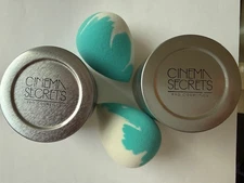 Cinema Secrets Green Blender with Cleansing Tin 2-Pack  New Free Ship