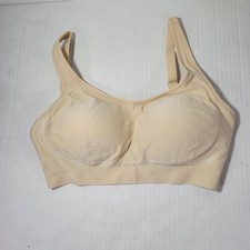 Shapermint Beige Everyday Comfort Straps Wireless Shaping Bra 10024 Size M