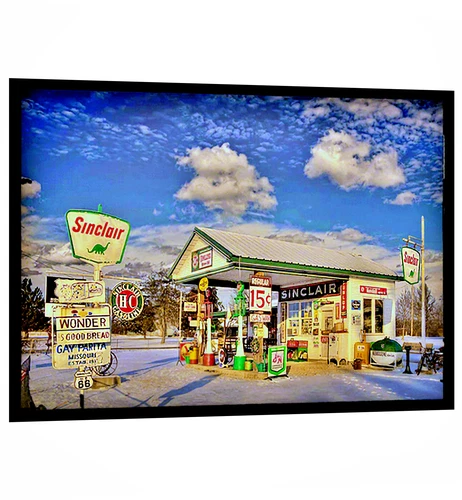 Vintage Sinclair Replica Sticker Sign Gas Service Station Dino Oil 3 Sizes