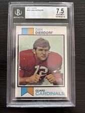 1973 Topps Dan Dierdorf #322 (RC) St Louis Cardinals HOF BGS 7.5 NM-MT