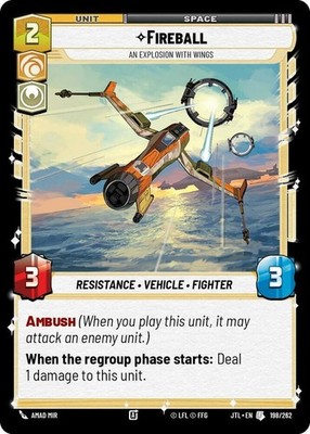 Fireball - An Explosion With Wings~198/262~NM~[JTL] - Jump to Lightspeed~SWU