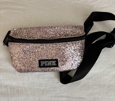 Victoria's Secret Pink Belt Bag Sequin Fanny Pack Adjustable Strap