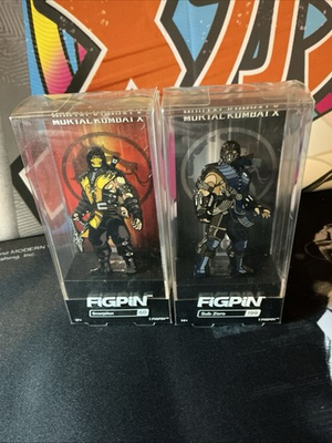 #ad #ad Mortal Kombat X Scorpion 60 Subzero 199 Figpin $125.00