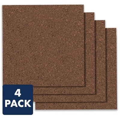Stylish & Noise-Reducing Cork Tiles - 12x12, 4 Pack