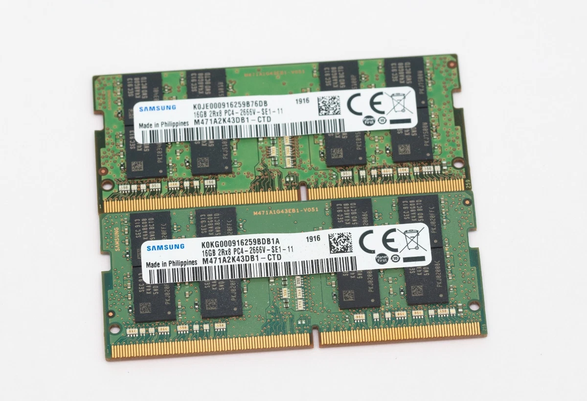 Samsung DDR4 SDRAM 16 GB Capacity per Module Memory (RAM) for sale