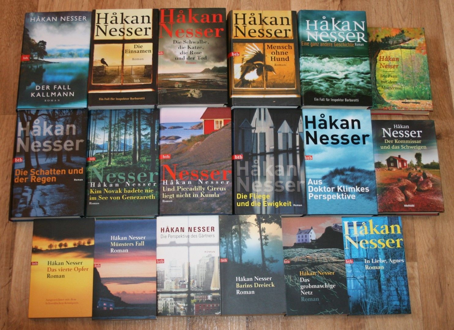 18 Romane, Bücher - HAKAN NESSER - Krimi, Thriller, Spannung. Paket. - Nesser, Hakan