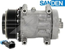 Sanden SD7H15SPHD Compressor 119mm 8 Groove Clutch 12V Original Equipment