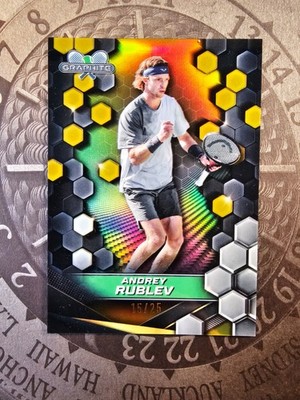 Andrey Rublev Gold Refractor /25 2024 Topps Graphite Tennis