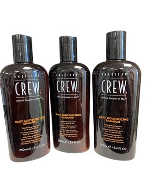 3x American Crew Daily Moisturizing Feuchtigkeitsspendendes Shampoo 250ml Neu 06