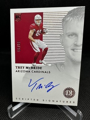 2022 Panini Encased Scripted Signatures Trey McBride Rookie Auto /99