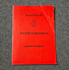 Vintage The Boys' Brigade Anchor Achievements Leaders' Handbook Red Booklet