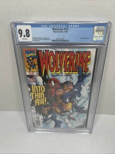 Wolverine #131 CGC 9.8 - CORRECTED PRINTING - Nord cover & art -HIGHEST GRADED