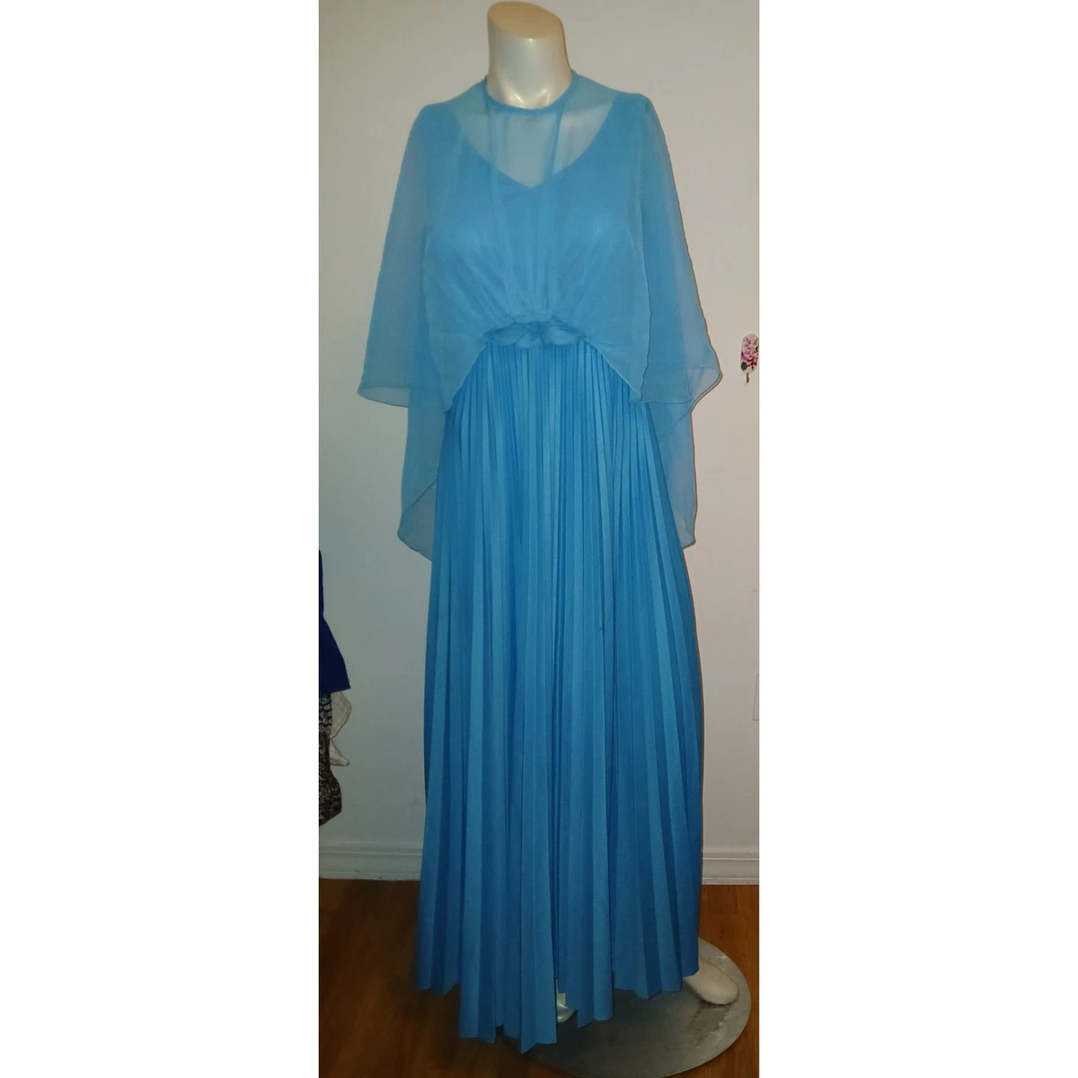 sachin and babi light blue dress 90s Empire Waist