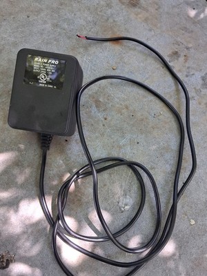 Rain Bird plug-in Class 2 transformer designed for indoor irrigation controllers