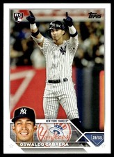 2023 Topps Oswaldo Cabrera Rookie New York Yankees #487