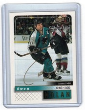1999-00 Upper Deck MVP Stanley Cup Edition Gold Script /100 Owen Nolan Sharks