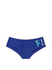Victoria's Secret PINK No-Show Cheekster Panty Blue Blaze