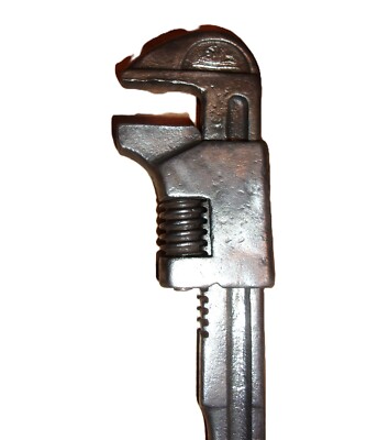 Vintage Snail Brand Adjustable Spanner Wrench F Type with Sump Key End Free Post