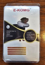 Inflatable Dog Collar. LARGE 12-18" Neck - E-KOMG - CONE OF SHAME, but softer