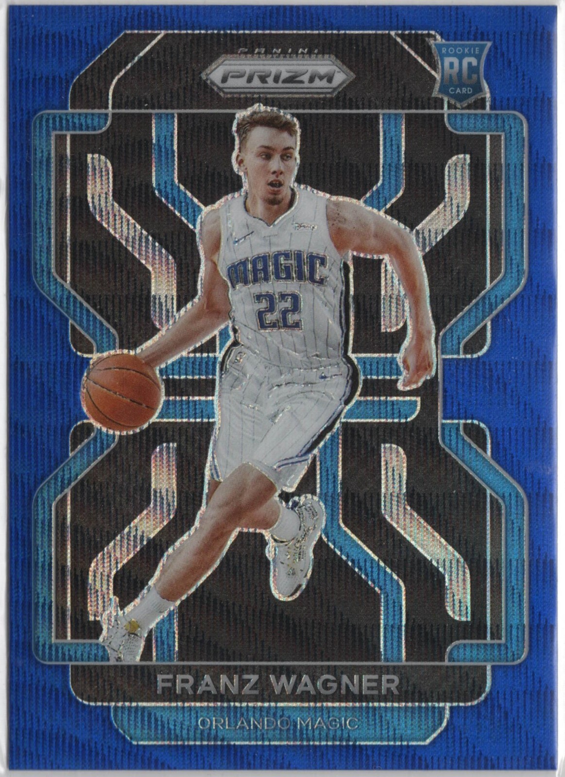 2021 Panini NBA Prizm #310 FRANZ WAGNER Blue Wave Rookie RC Asia Tmall SP Card