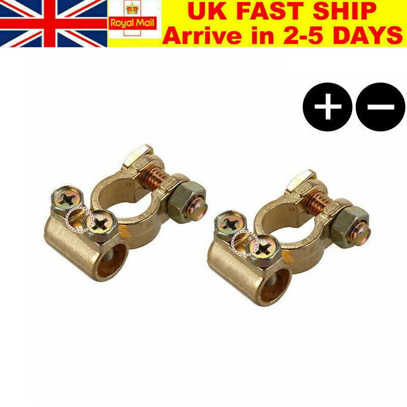 12V Heavy Duty Car Battery Terminals Clamp Connectors Leisure Van