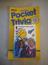 According To Professor Hoyle s Series 4 World Trivia Card Game Vintage 1984