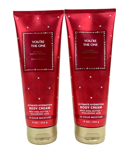 *2 Pack* Bath & Body Works YOU'RE THE ONE Body Cream FREE SHIP New - 第 1/1 張圖片