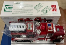 2015 Hess Toy Fire Truck And Ladder Rescue  with Lights and Sound