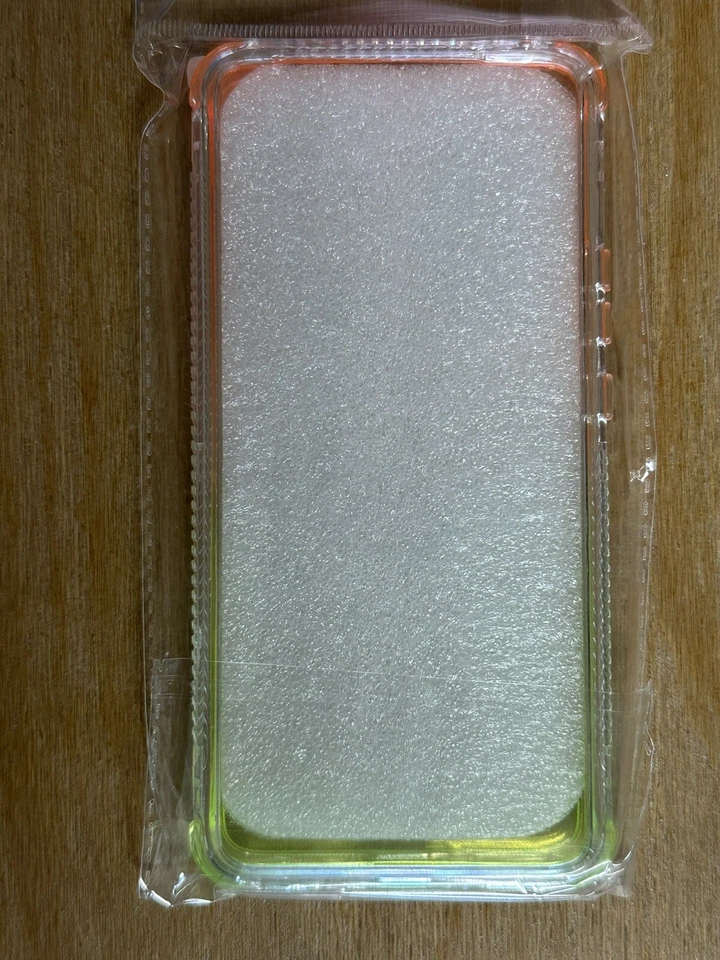 Motorola Edge 30 Phone Case Full-Body Rugged Transparent Yellow Orange - Image 4 of 4