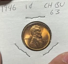 1946 US Lincoln Wheat Penny Coin BU Condition