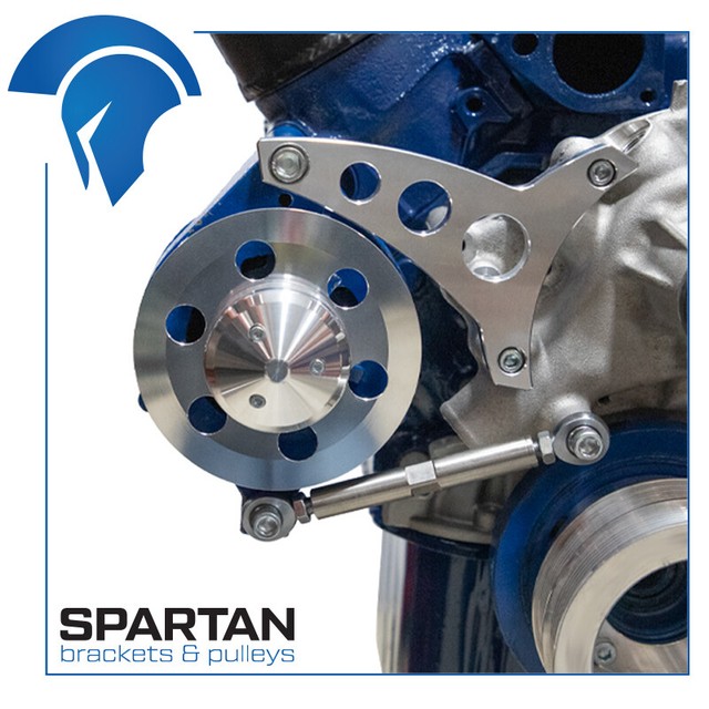 Ford Small Block Alternator Bracket 289, 302; SBF midmount, Billet