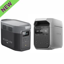 EcoFlow DELTA 2 Max Power Station + EcoFlow DELTA 3 Plus Portable Power Station
