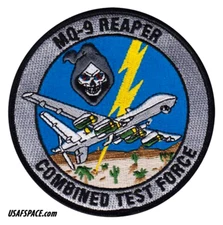 USAF General Atomics MQ-9 REAPER -COMBINED TEST FORCE-VEL PATCH