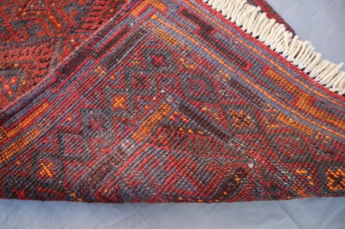 2x8 Vintage Mishwani Runner Rug – Tribal Afghan Hallway Rug –Hand Wool Geometric - Picture 10 of 10
