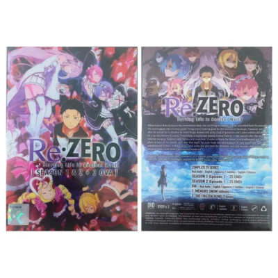ANIME DVD Re: Zero Starting Life In Another World COMPLETE TV SERIES ENGDUBBED