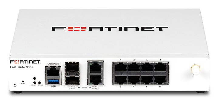 Fortinet FortiGate 91G 8X GE RJ45 Ports 2 X 10GE RJ45/SFP+ Shared