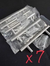 ^ Lot of 7 Probrico Drawer Pulls 3.75" Pack of 5 Brushed Nickel PD201HSS96 NEW