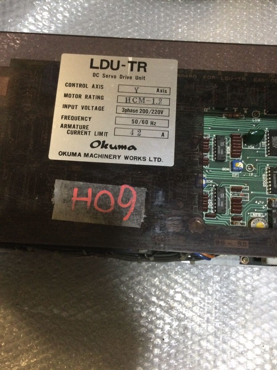 OKUMA LDU-TR DC Servo Drive Unit Axis HCM-1.2 3Phase 200 OKUMA LDU-TR DC Servo Drive Unit Axis HCM-1.2 3Phase 200
