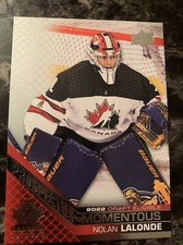 Nolan Lalonde  2022 team canada junior prospectus  momentous #33