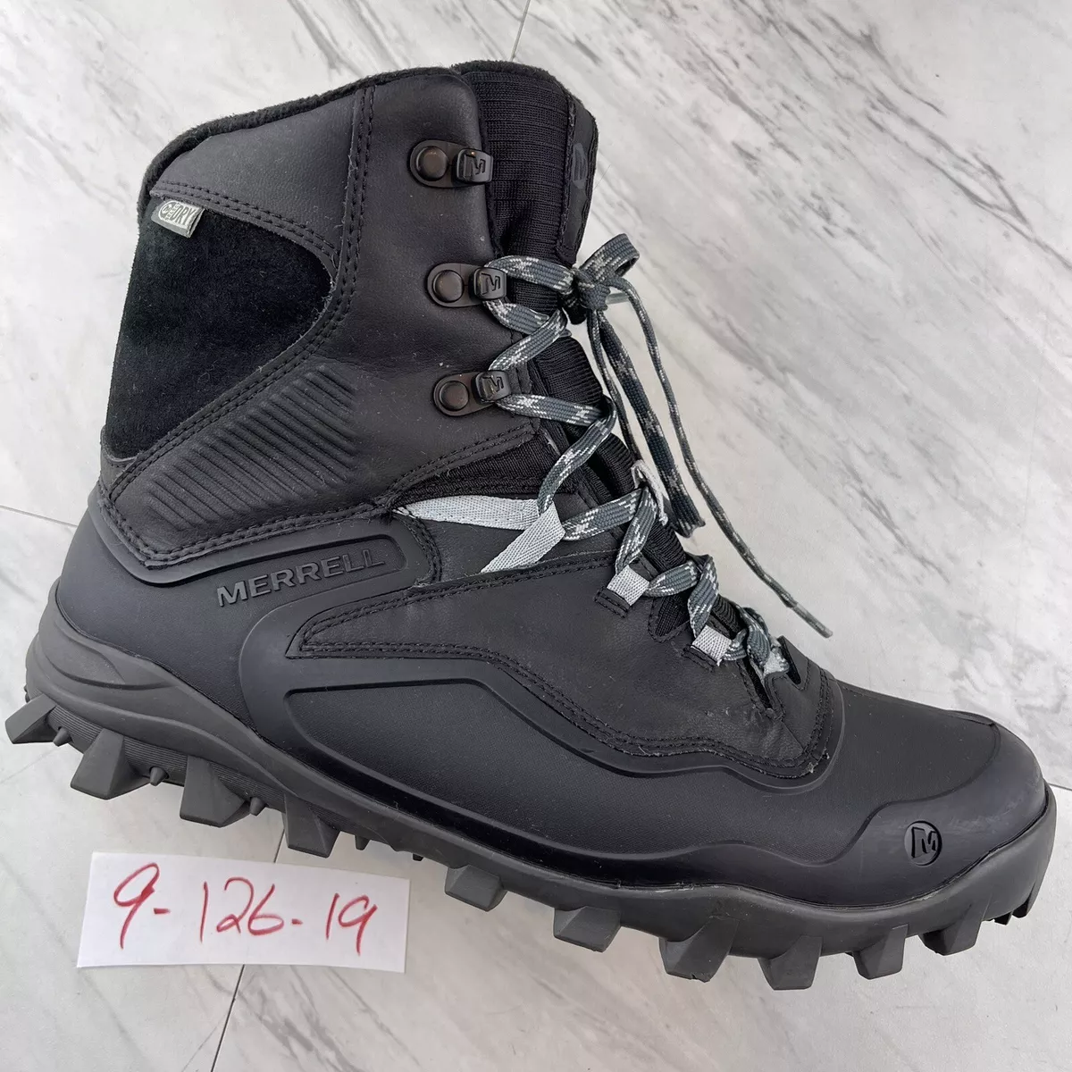 Merrell Thermo Freeze Mid WP Mens Duck Boots Size 9 400 Gram Insulation J32513