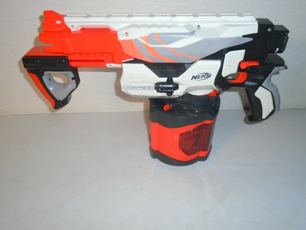 Nerf Vortex Pyragon Disc Blaster with Drum Magazine | eBay