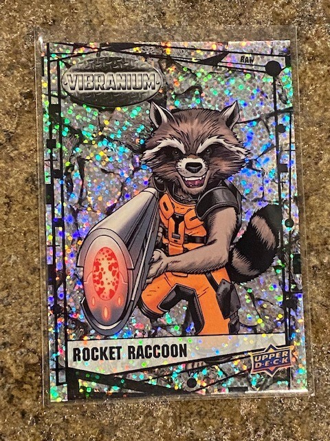 2015 Marvel Vibranium Raw Insert #09 #9 ROCKET RACCOON Combo Shipping😍😍*