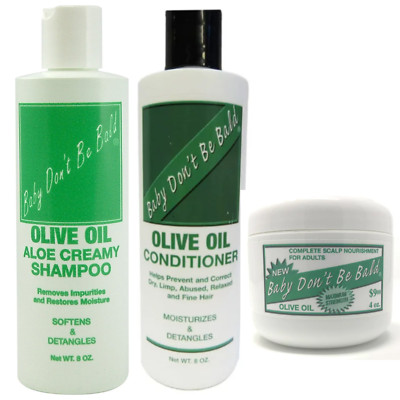 BABY DON'T BE BALD Olive Oil Shampoo Conditioner, Scalp Nourishment