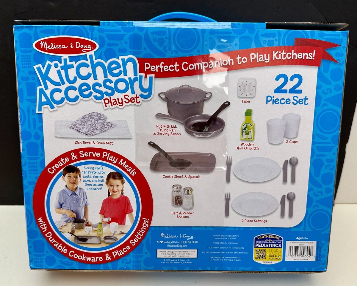 調理器具 Tom & toys Melissa & Doug Kitchen Accessory Play Set 22 Pieces #9304 | eBay
