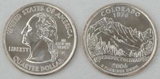 USA State Quarter 2006 Colorado D unz.